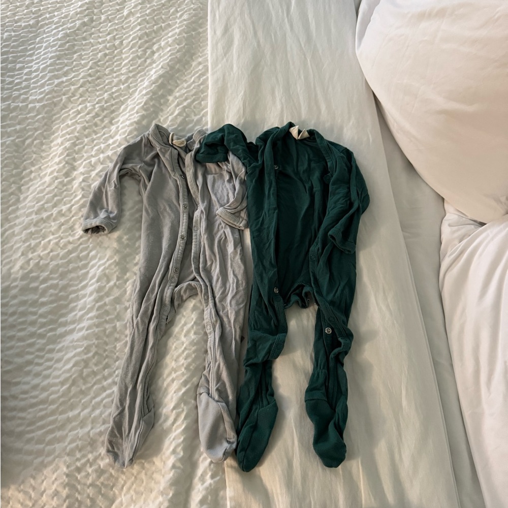 Kyte baby Kids One Piece bundle, Gray and Green